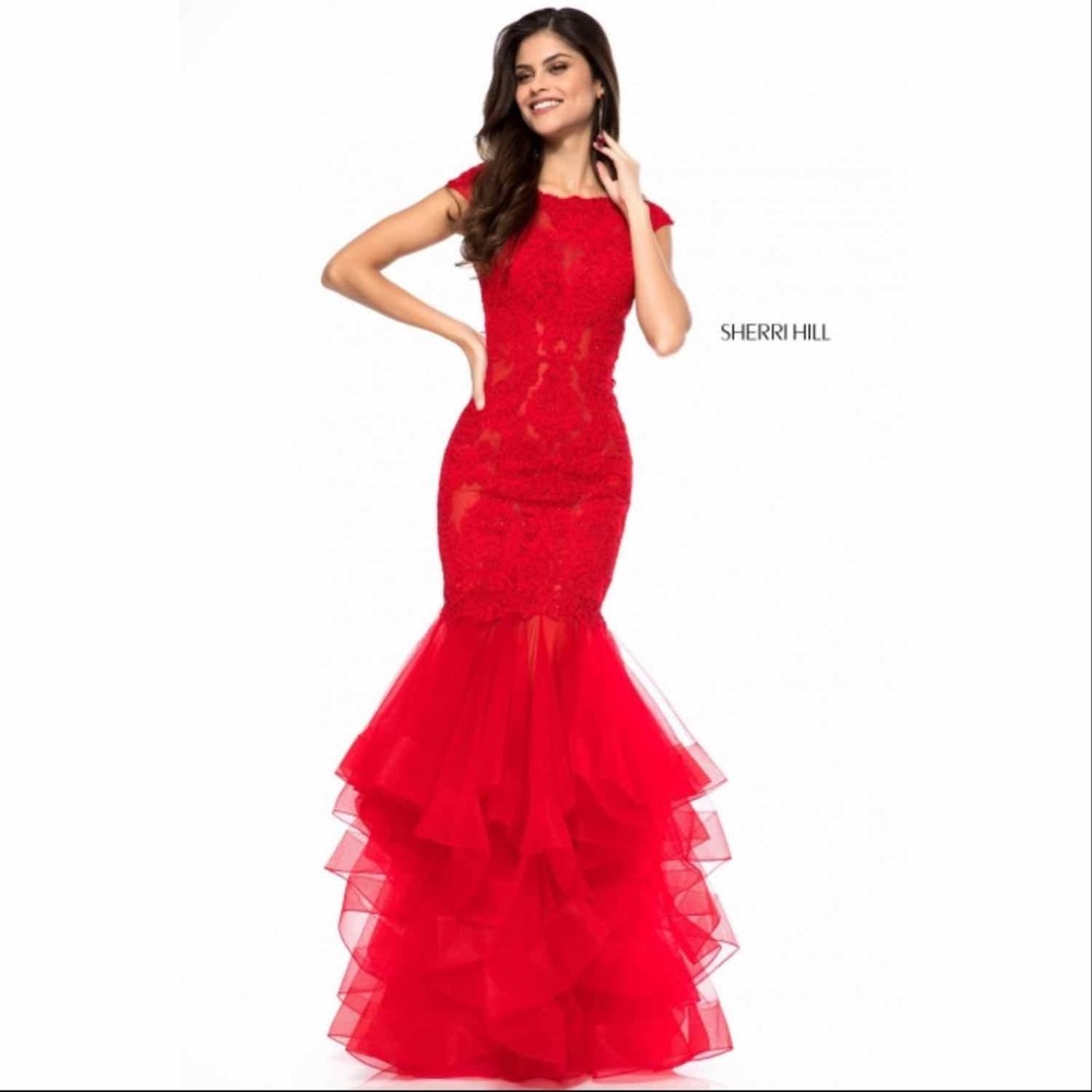 Red Sherri Hill Dress